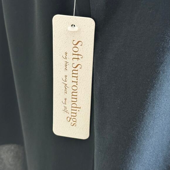 Soft Surroundings Martina Women's V-Neck Pleated Sleeveless Tank Sz L NWT - Picture 6 of 10